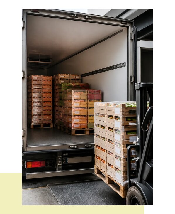 Перевозка сельхозпродукции на паллетах с доставкой в Салехард