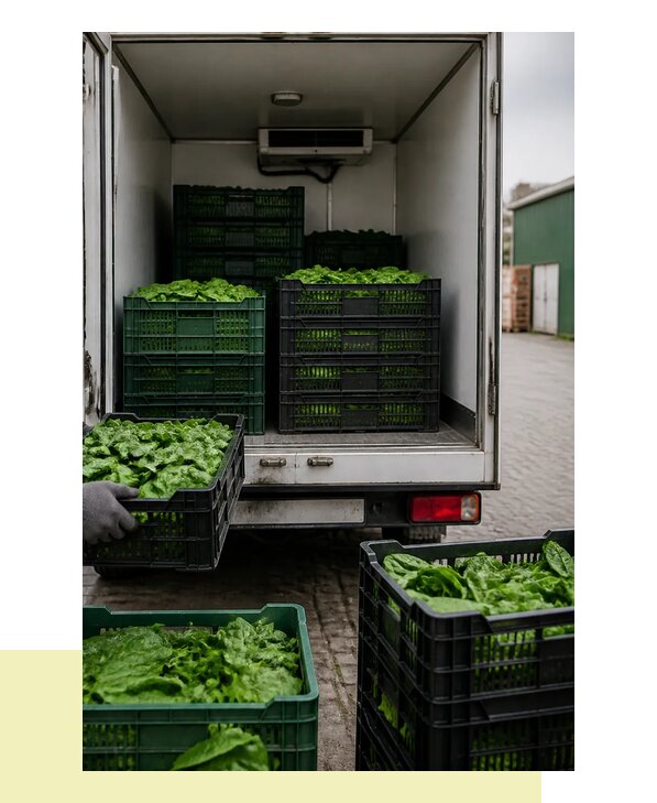 Перевозка шпината в Салехард с сохранением свежести продукции